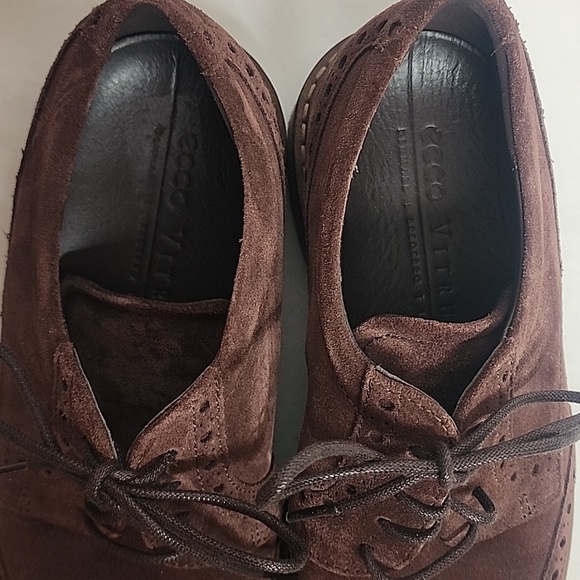 Ecco Vitrus Denmark I Bredebro 1968 Sz40/US Men\'s Wing Tip Brown Suede Oxfords main image 7